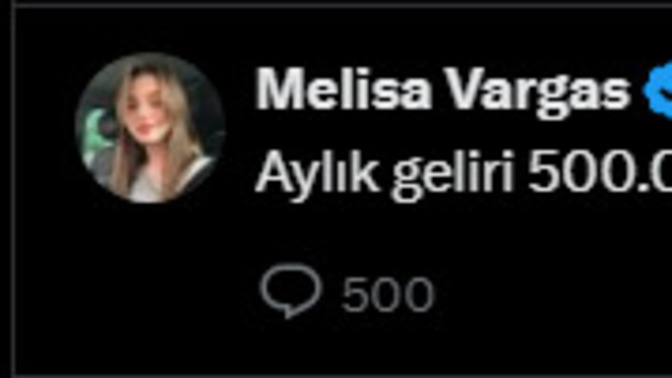 Aylık 500 bin lira kazanmayan erkekte yoktur değil mi?