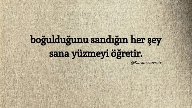 Her acı bize bir ders verir mi?