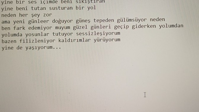 Yok mu güzel şiir önerileriniz?