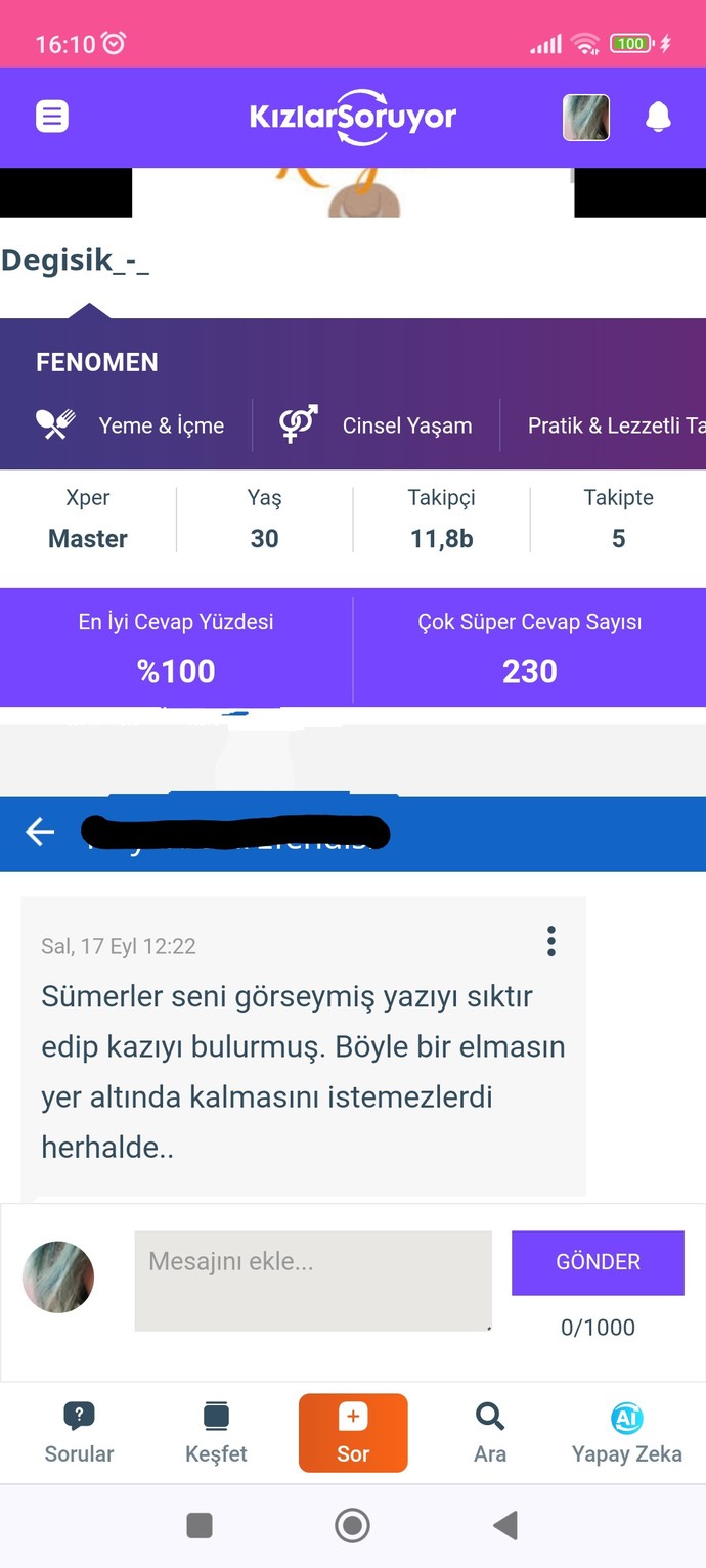 Aldığınız en garip iltifat neydi?