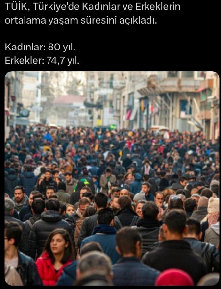 Kadınların erkeklerden uzun yaşamasının nedeni ne sizce?