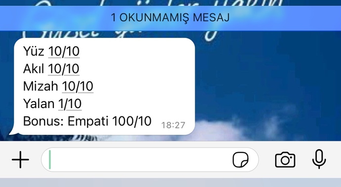 En yakın arkadaşın seni nasıl puanlar?