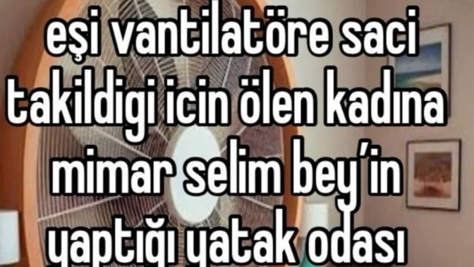 Mimar Selim bey'in size hangi odayı yapacağını söyleyeyim mi?