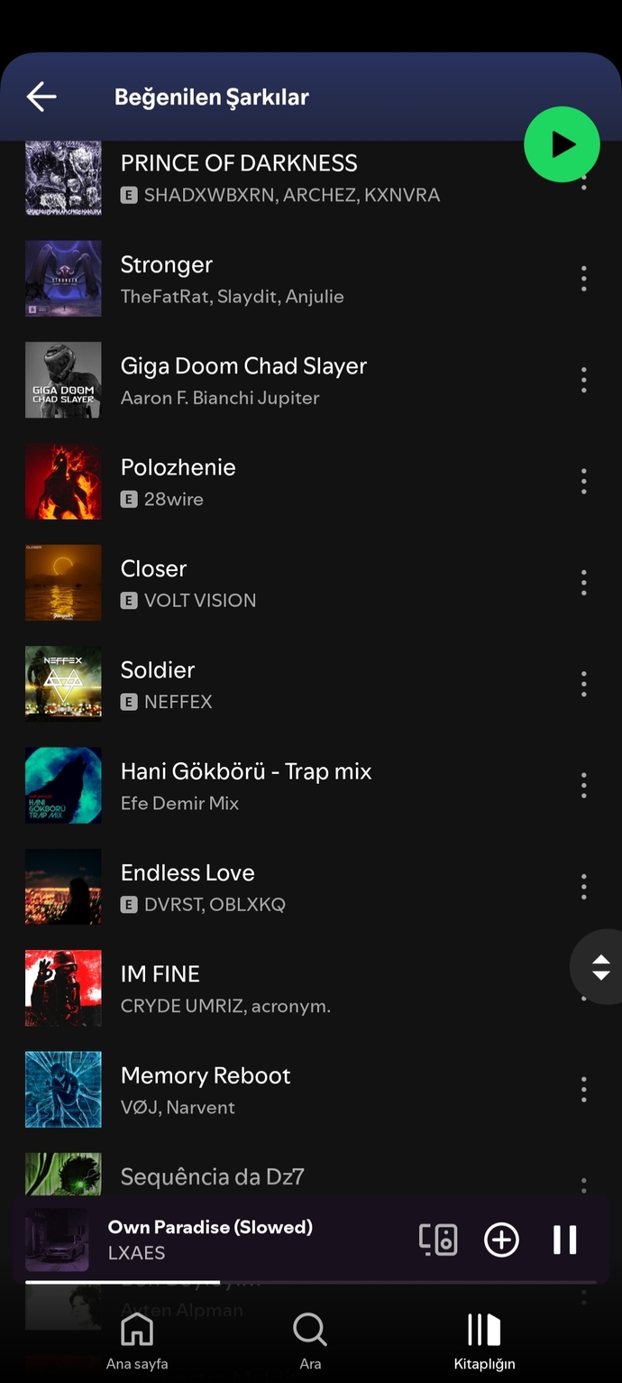 Spotify playistim nasil?