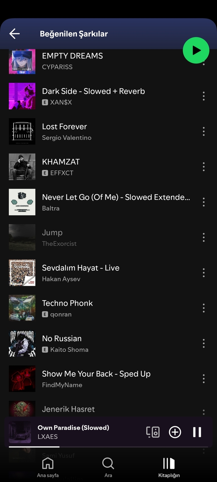 Spotify playistim nasil?