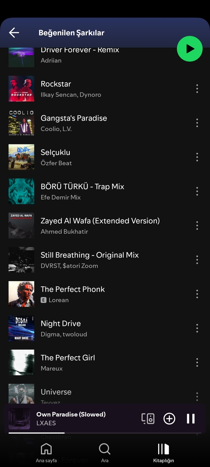 Spotify playistim nasil?
