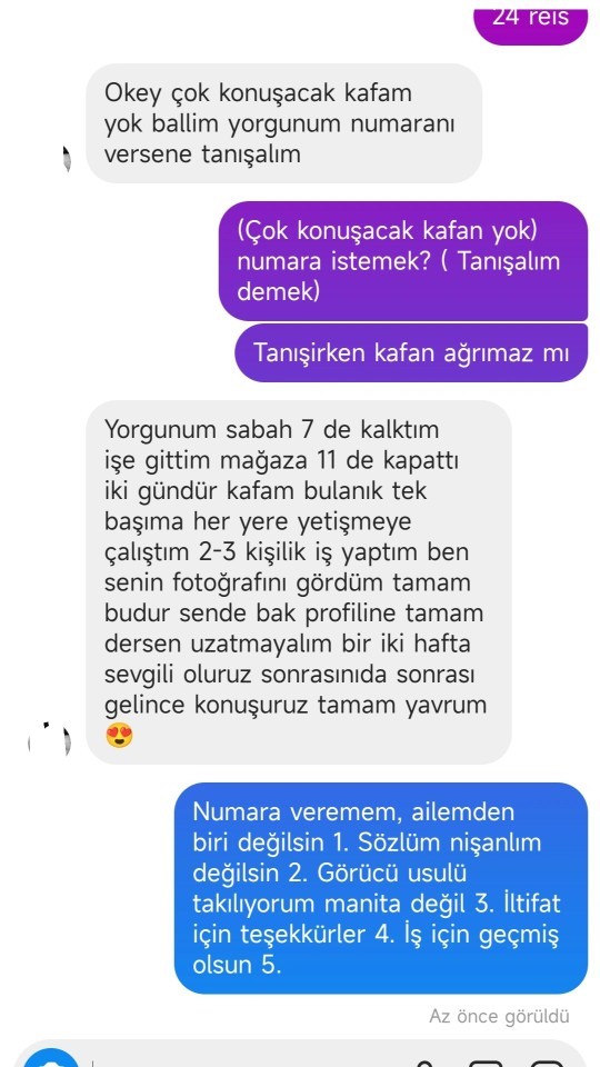 Bir erkek numara neden almaya çalışır?