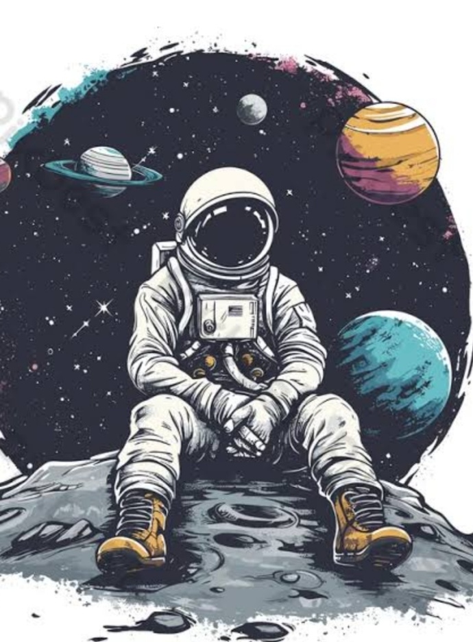 Astronot olsaydım siz burada dünya dertleriyle uğraşırken ben dünyaya şöyle bir bakar ne haliniz varsa görün derdim dimi 😃?
