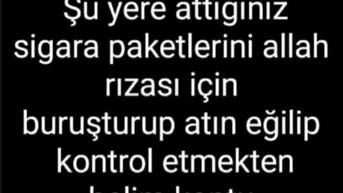 Eğil kalk bacaklarım ağrıdı 🤭🤭🤭 insanlar neden bu kadar sorumsuz? sizde dikkatli olun varsa mümkünse de boş paket atmayım🤭?