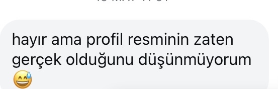 Mesaj attığım çocuk böyle yazdı neden sizce?