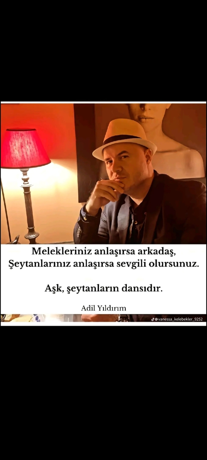 Meleginiz anlaşırsa arkadaş, seytanınız anlaşırsa sevgili olurmuşsunuz, karşı cinse Melek misiniz, şeytan mı😂?