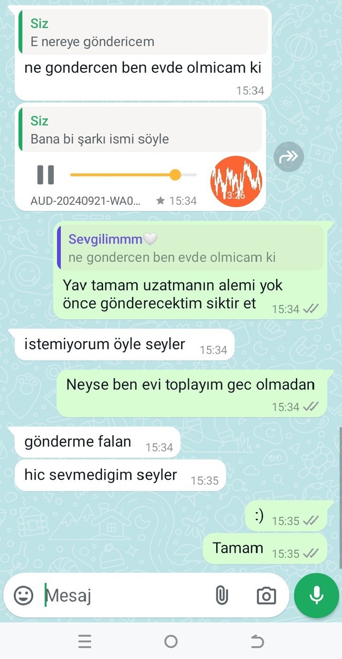 Neden vermek istemiyor?