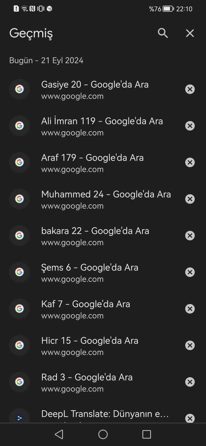 Internette en son ne aradınız?