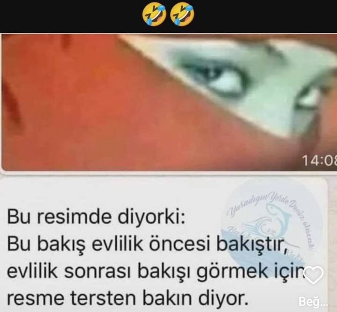 Bu terste bi işlik var 😂