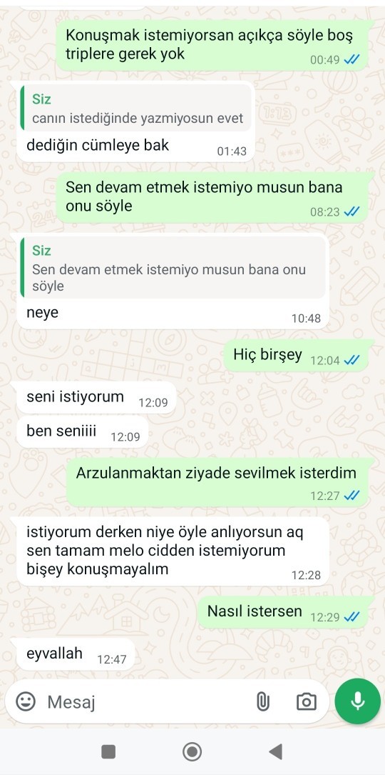 Bitti mi yoksa ekrar yazar mı?