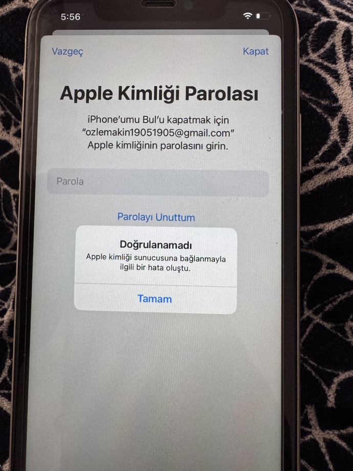 İphone 11 iCloud cıkıs yapamiyorum?