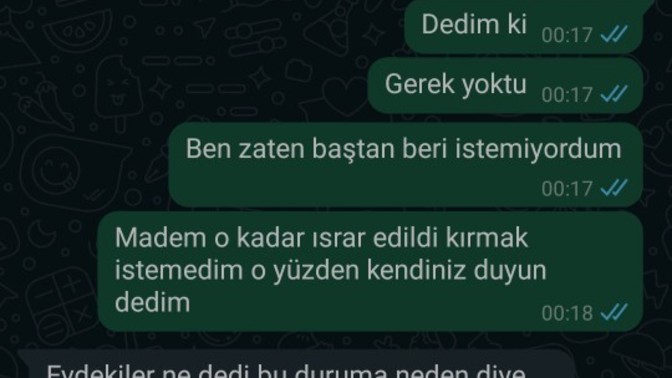 Eski sevgilim 10 gündür yazıyordu ama soğuktu niyetini anlamak için görücü gelecek şakası yaptım sonra 180 derece döndü normal mi?