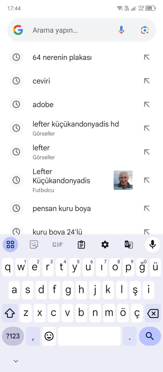 Google da en son ne arattınız?