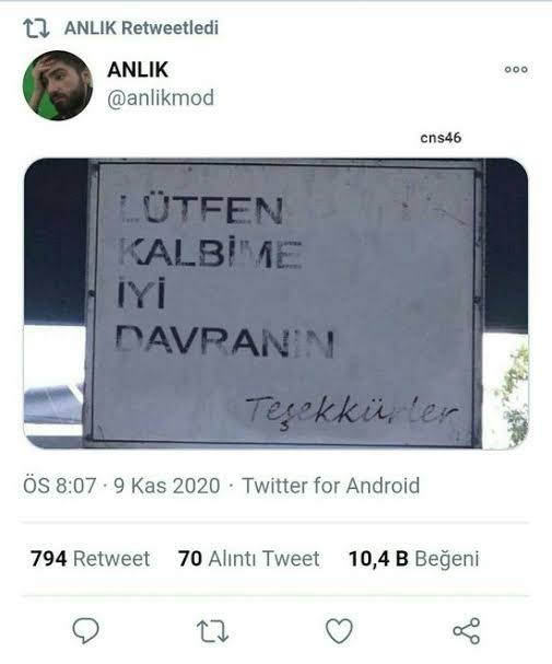 Kalbinizin giriş kapısında ne yazıyor?
