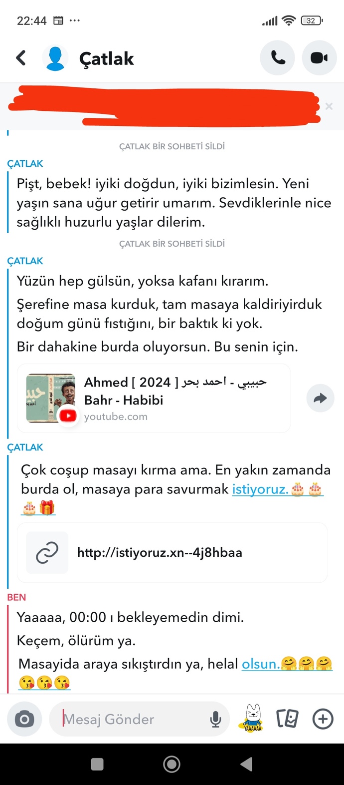 Doğum günü çocuğu olarak soruyorum; doğum günlerinizi ilk kim kutlar?