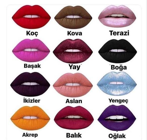 Burcunuza göre ruj renginiz neymiş?