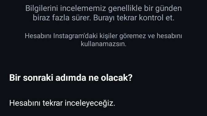 Instagrama bisey oldu giremiyorum?