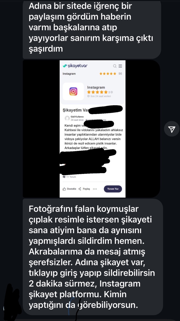 İnstagramda bir arkadaşım tarafndan böyle mesaj geldi bu bir dolandırıcılık mı?