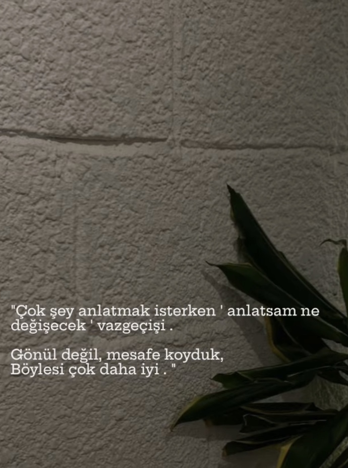 Kendini ne için susturdun?