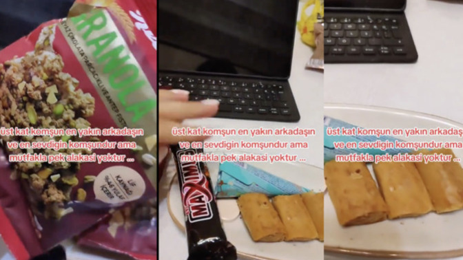 Mutfakla arası olmayan biri komşusuna boş tabak vermemek için paketli tatlı koymuş. Komşuna tabağı dolu mu yoksa boş mu verirsin?