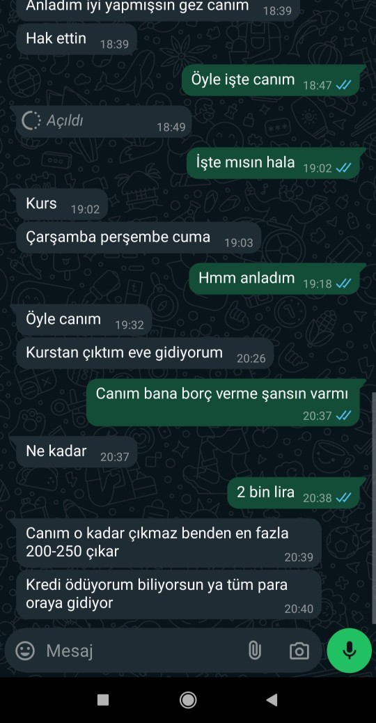 Eski sevgilimle bir süredir tekrar konuşmaya başladık kötü günde yanımda olup olmayacağını anlamak için böyle bir test yaptım?
