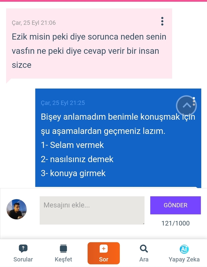 Prensipli misiniz?