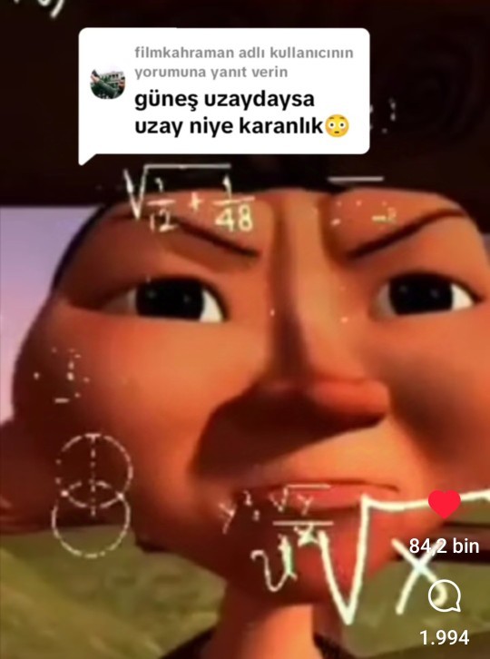 Sorum budur 😂?