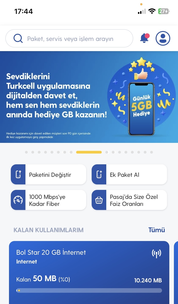 Sizin de internet paketiniz çabuk bitiyor mu?
