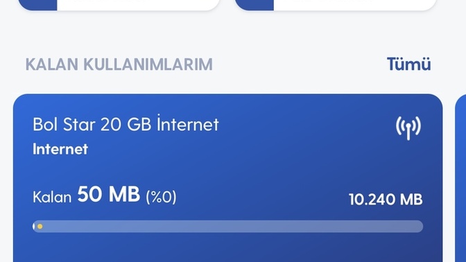 Sizin de internet paketiniz çabuk bitiyor mu?