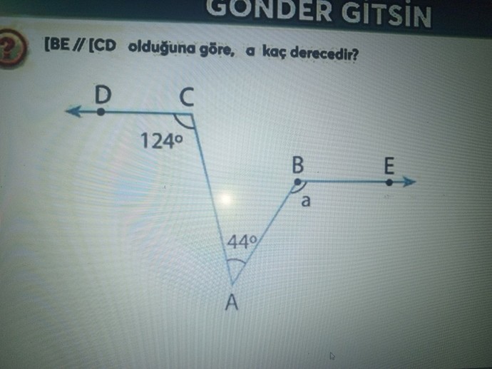 Cevap nedir nasıl çözdünüz?