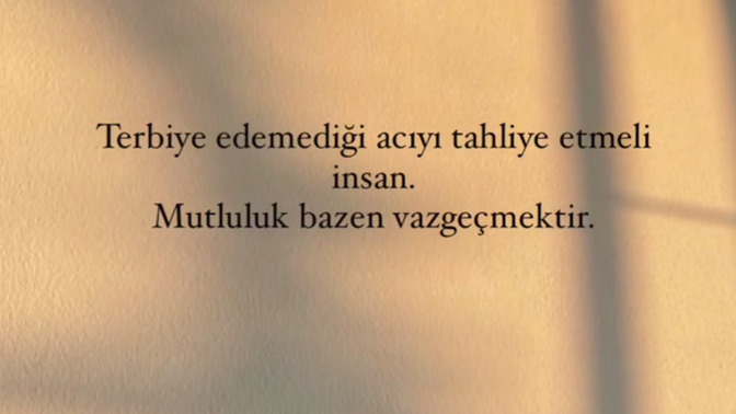 Vazgeçmweyi bilir misiniz?