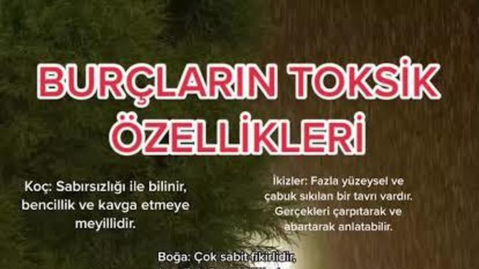 En toksik burç sizce hangisi?