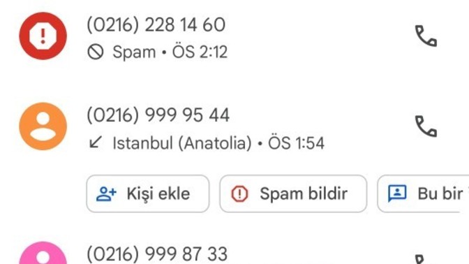 Bu numaralar neden beni arayıp duruyorlar kim bunlar?