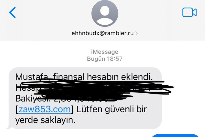 BANA BÖYLE BİR MESAJ GELDİ, NE ANLAMA GELİYOR ÇOK KORKUYORUM?