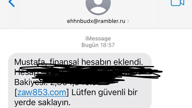 BANA BÖYLE BİR MESAJ GELDİ, NE ANLAMA GELİYOR ÇOK KORKUYORUM?