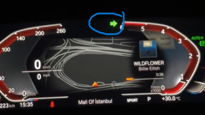 Bmw araçta bu işaret ne işe yarıyor?