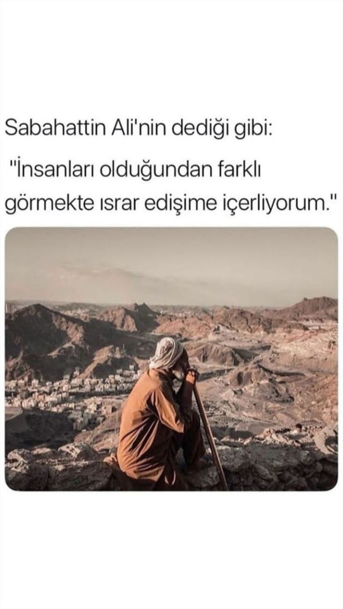 Ah yeminle bi dağa gidip şöyle saatlerce oturasım var