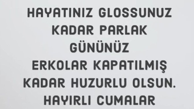 Günaydınlar efenim❤️ neler yapıyorsunuz?