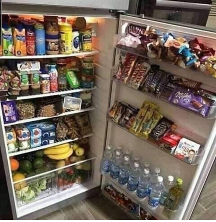 Cumartesi pazar için fazla mı yapmışım alışverişi acaba 🤔🤔🤔?