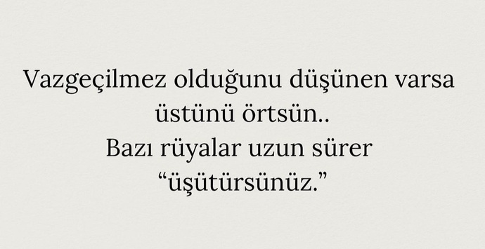 Vazgeçilmez biri misiniz?