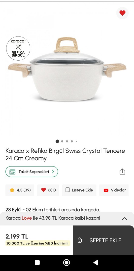Karacanın bu tenceresini alan var mı?