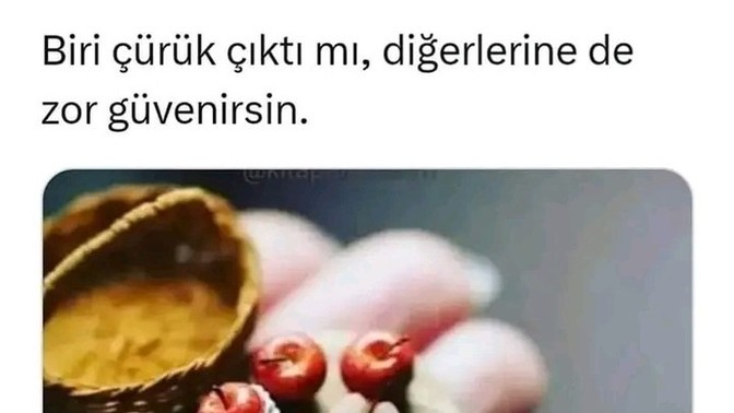 Güvenmek çok zor demi?