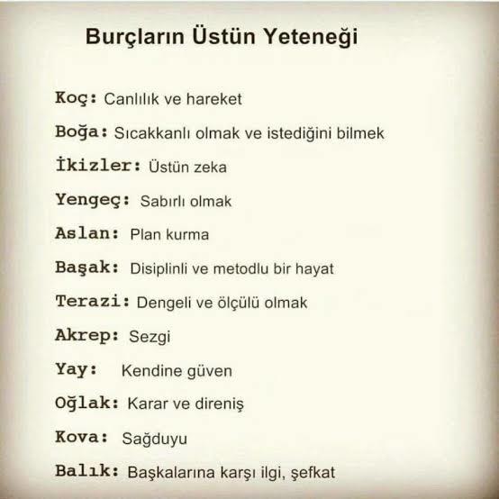 Bana ipucu verin burcunuzu söyleyeyim?