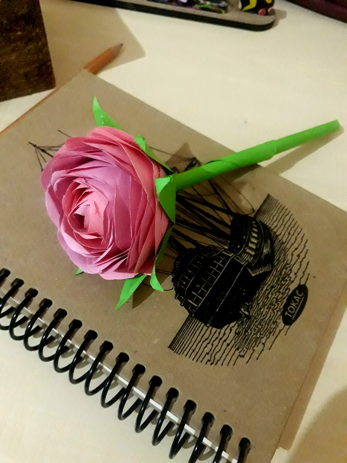 kağıttan gülüm nasıl🌸