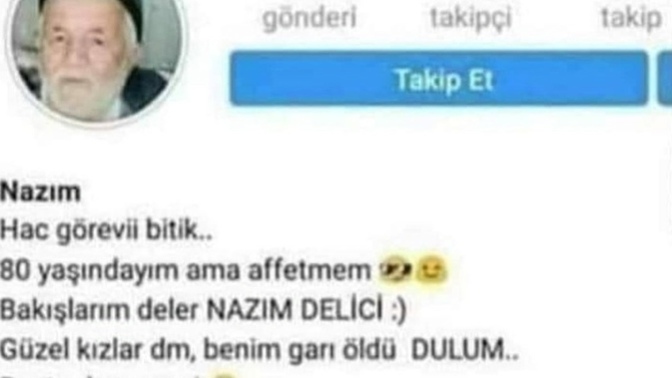 Way goçum bastonlu serse. riye bak sen🤭🤭🤭🤭böyle bir hesabım yok diye mi nasibim kapalı acaba?🤭🤭?